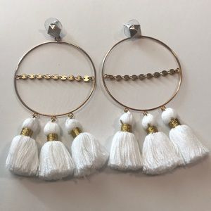 Hoop & Tassle Earings
